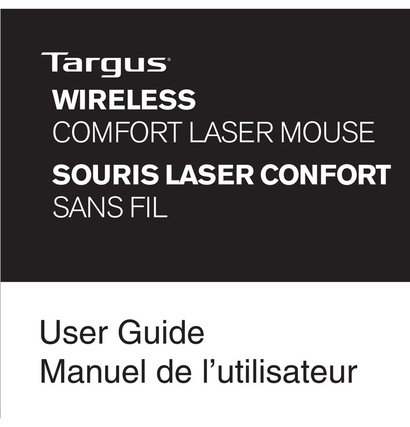 Targus WIRELESS COMFORT LASER MOUSE User manual