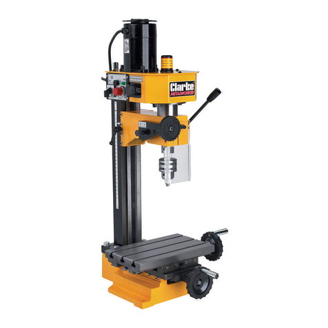 Clarke Metalworker CMD10 Operating and maintenance instructions