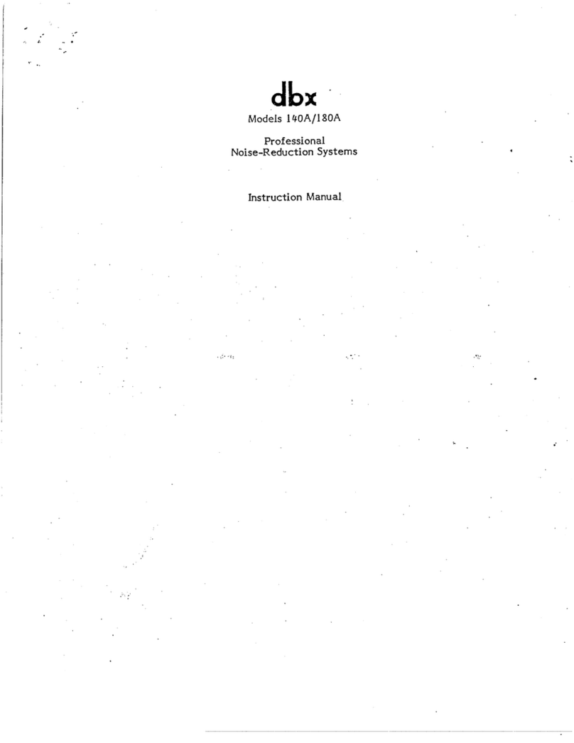 dbx 140A instruction manual