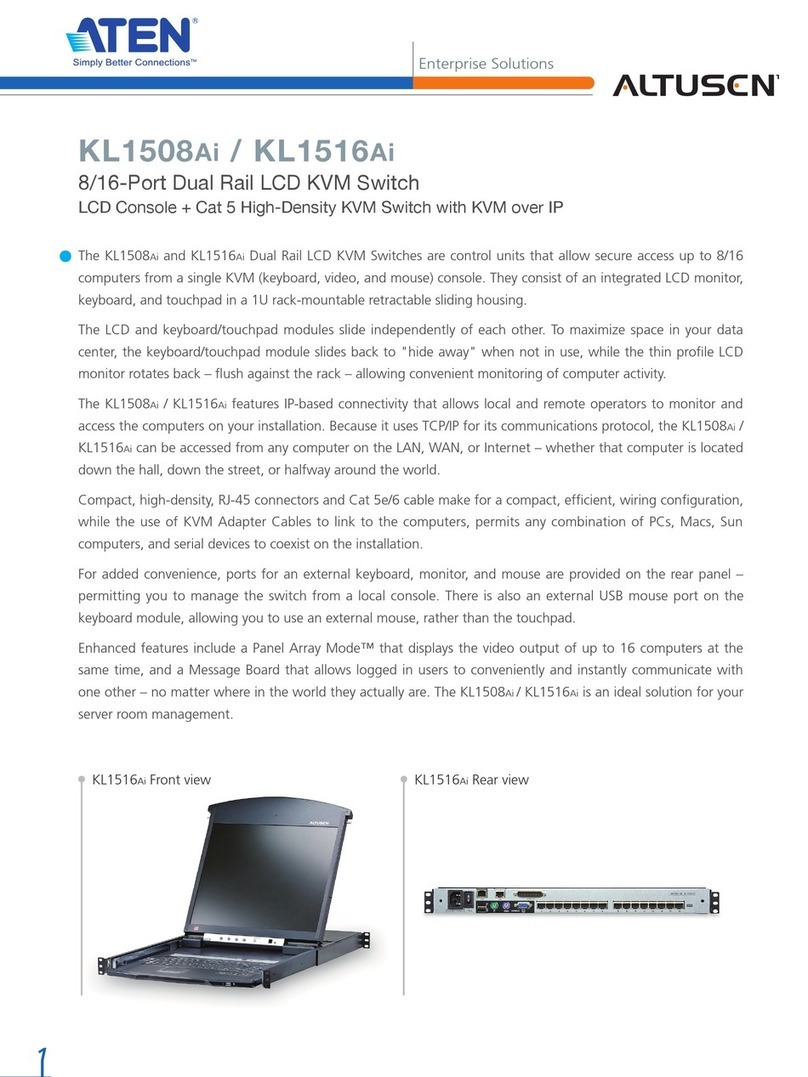 ATEN Altusen KL1508Ai User manual