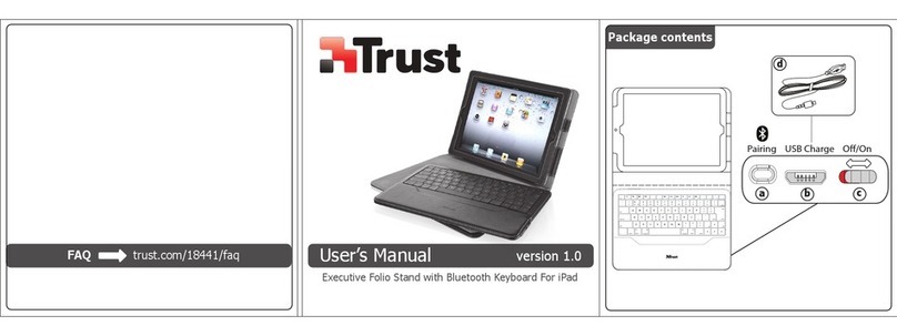 Trust Executive Folio Stand user manual