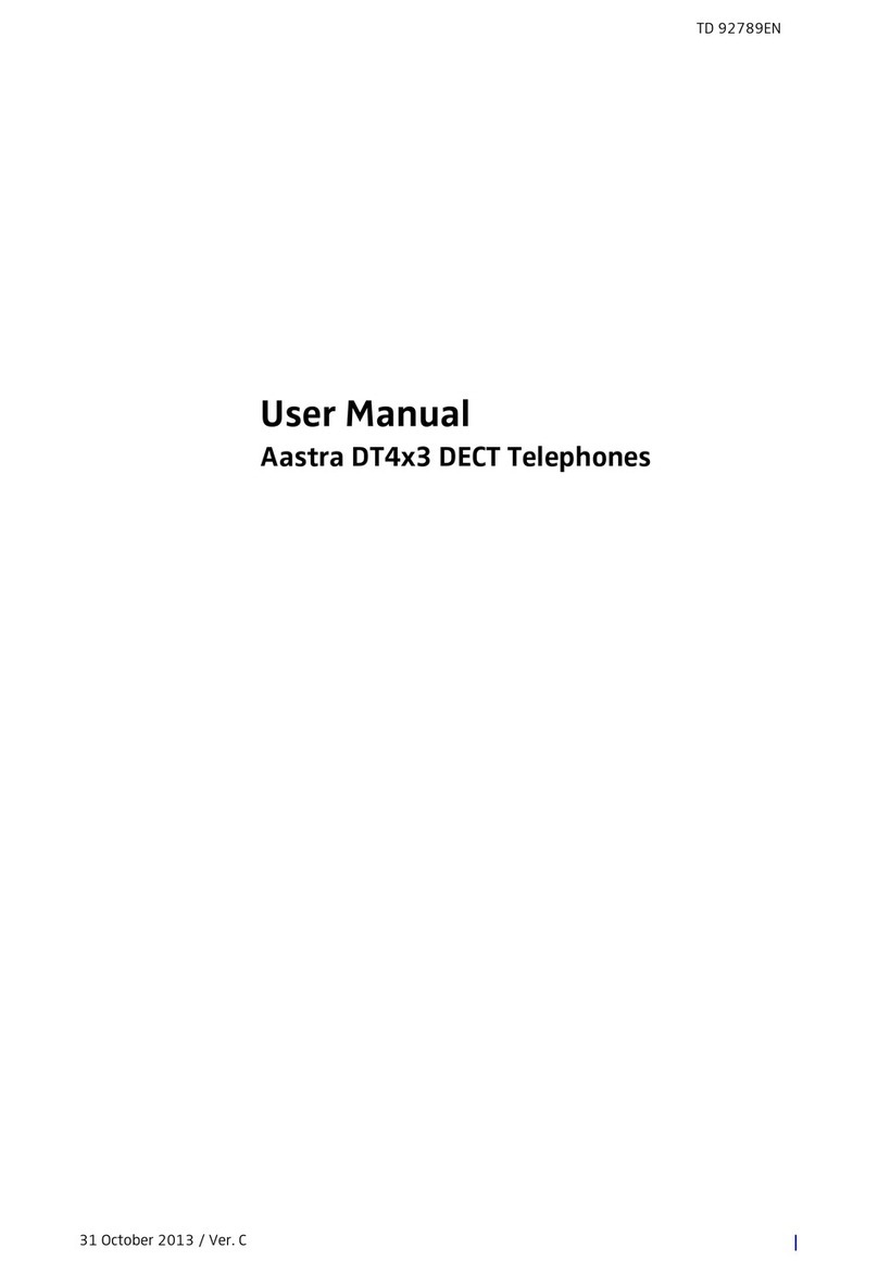 Aastra DT4X3 User manual