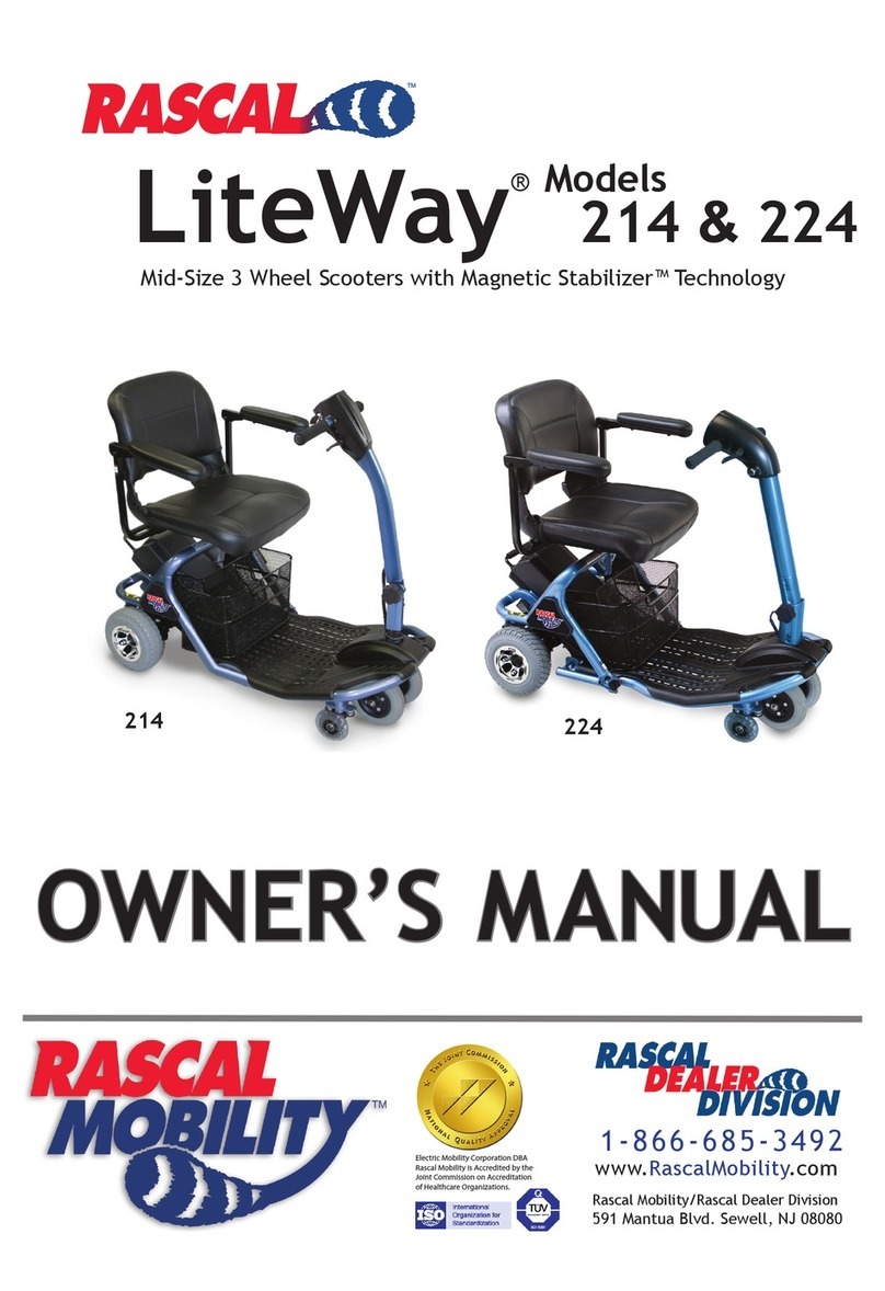 Rascal LiteWay 214 owner's manual