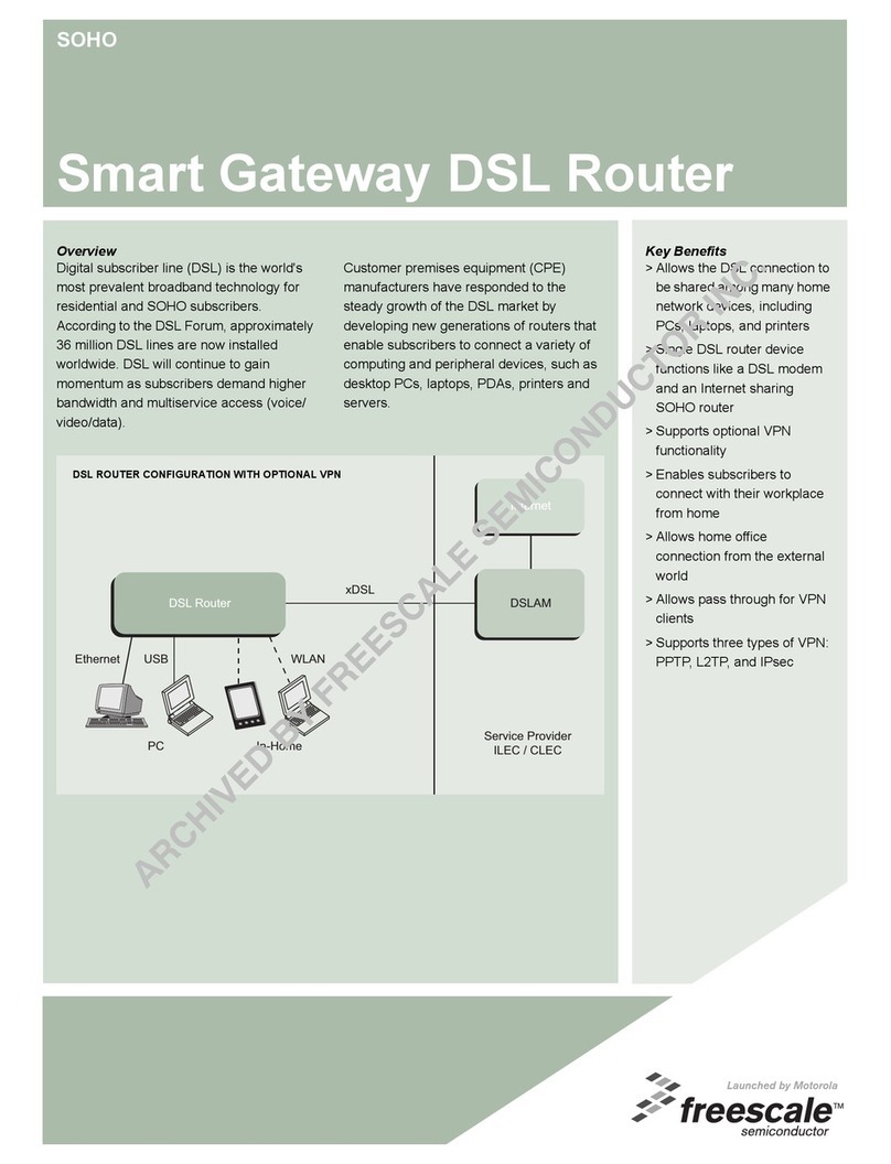 Freescale Semiconductor DSP56L307 Brochure & specs