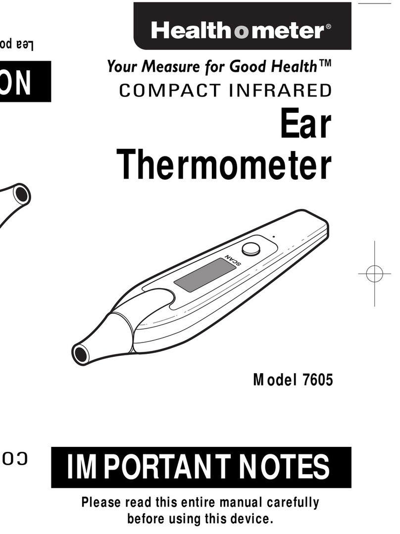 Health O Meter 7605 Important notes