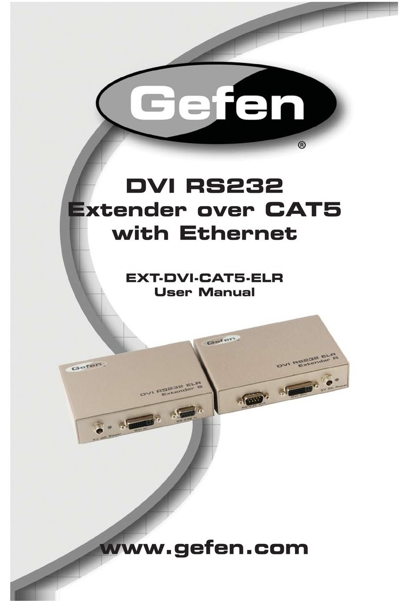 Gefen DVI RS232 User manual