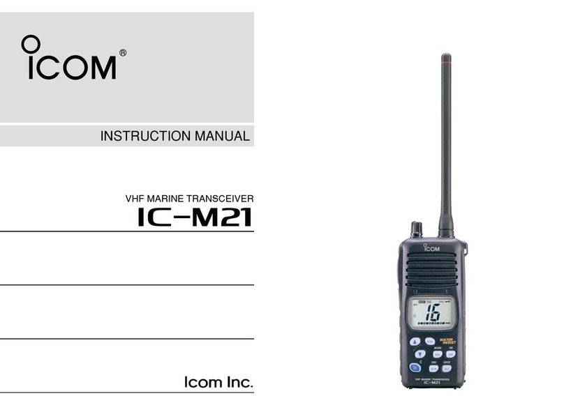 Icom IC-M21 instruction manual