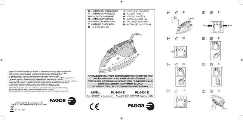 Fagor PL-2410 E Instructions for use