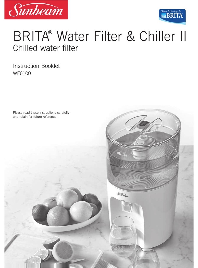 Sunbeam WF6100 Brita User manual