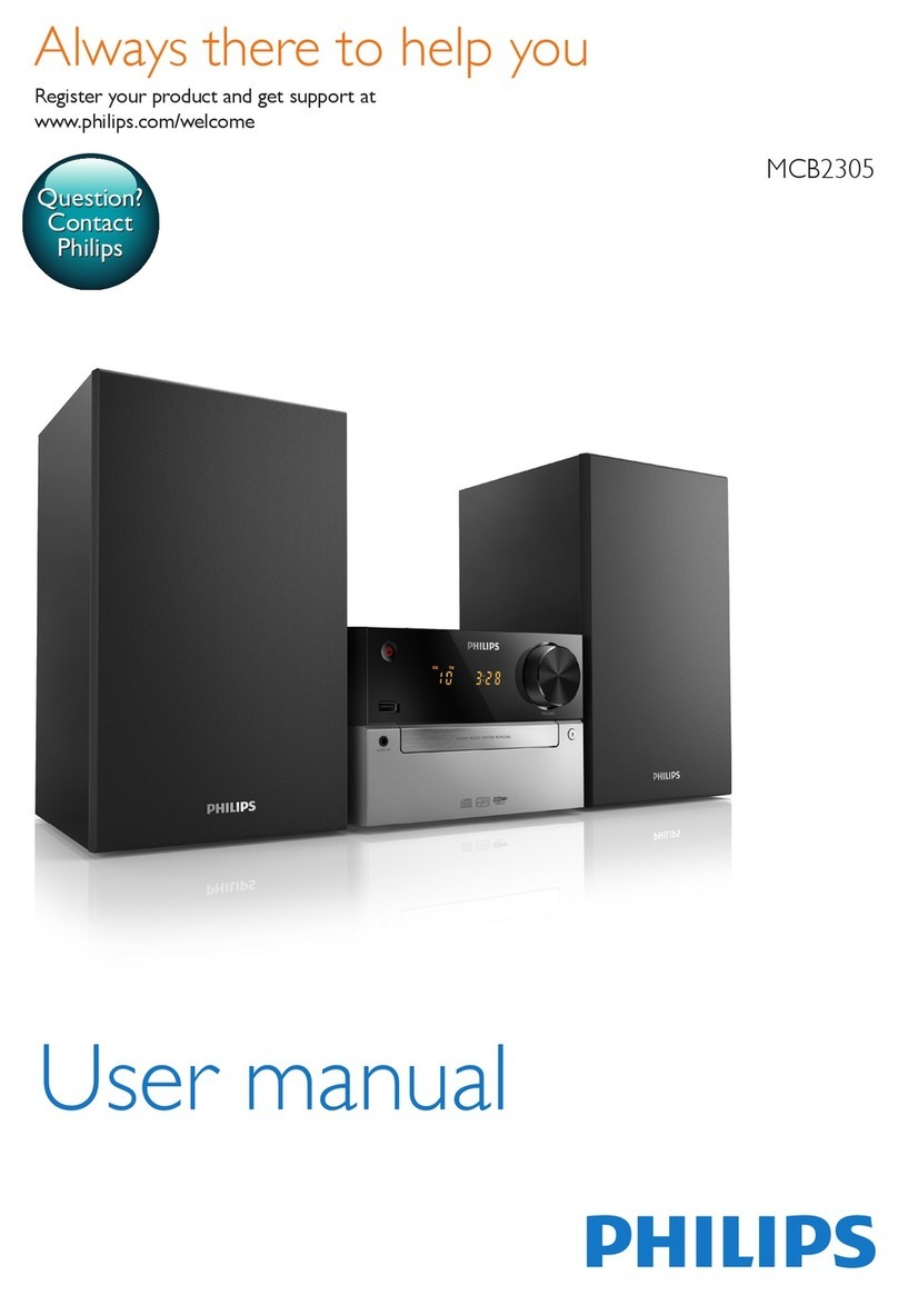 Philips MCB2305 user manual
