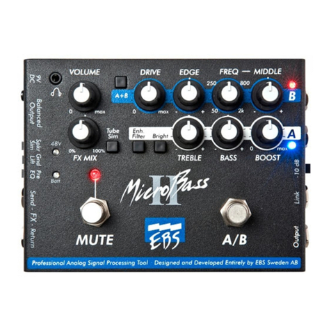 EBS MicroBassII User manual