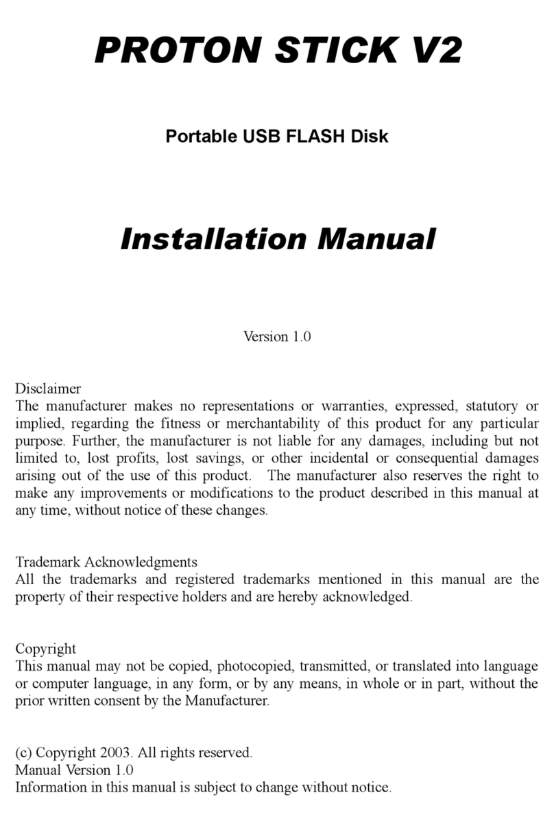 Proton STICK V2 installation manual