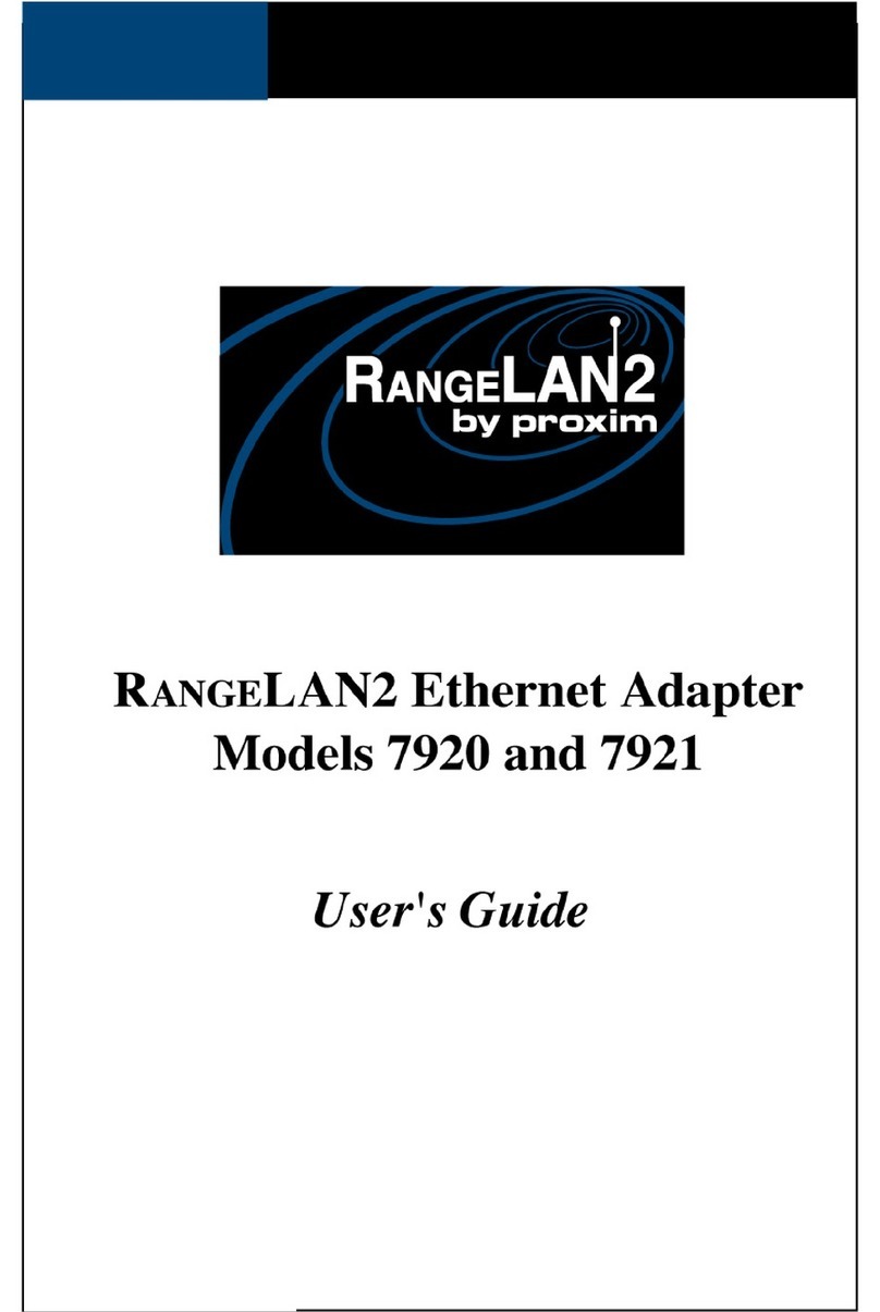 Proxim RangeLAN2 7920 User manual