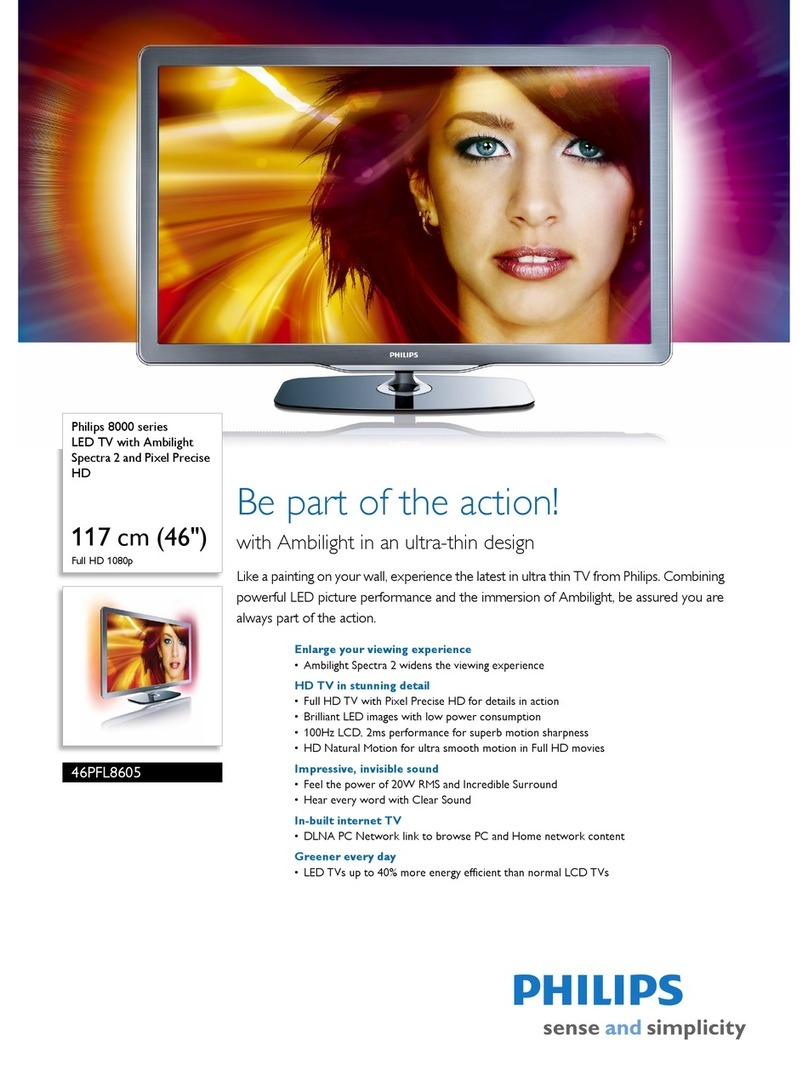Philips 46PFL8605 User manual