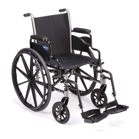 Invacare Tracer SX5 Recliner User manual