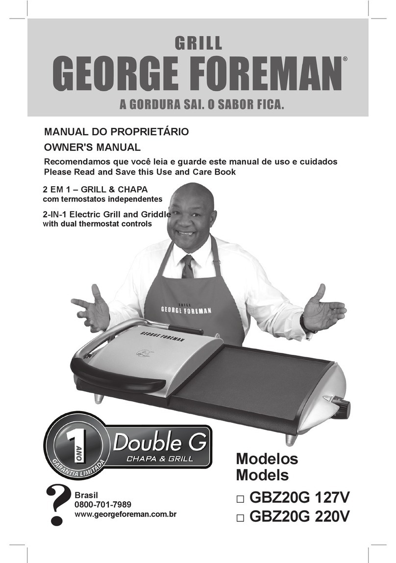 George Foreman GBZ20G User manual
