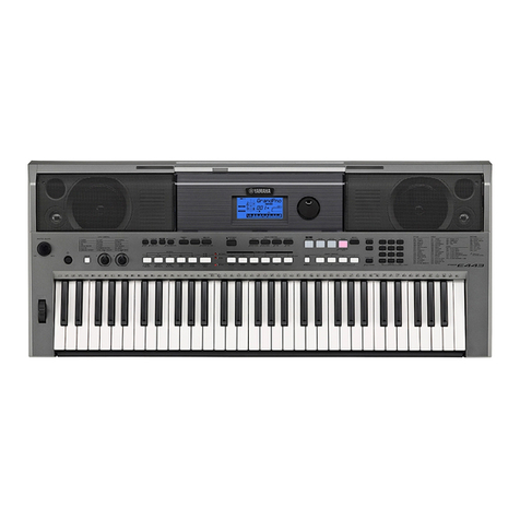 Yamaha PSR-E443 quick guide