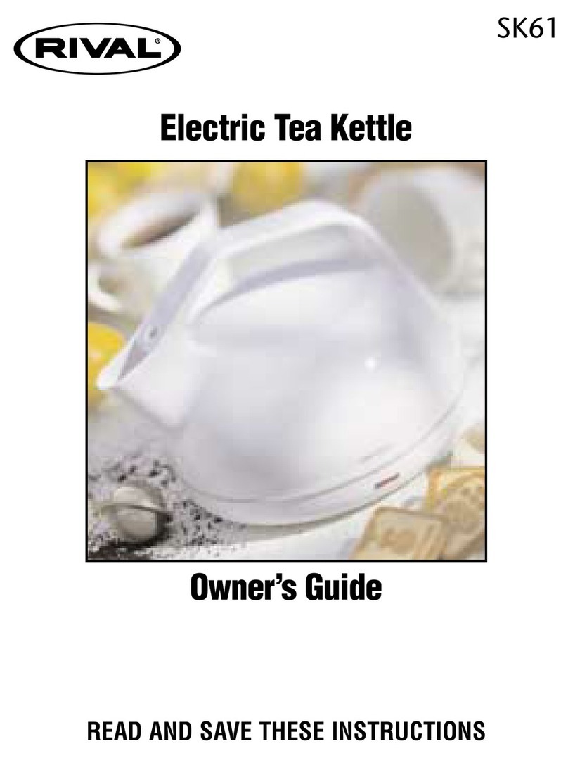 Rival SK61 owner's guide