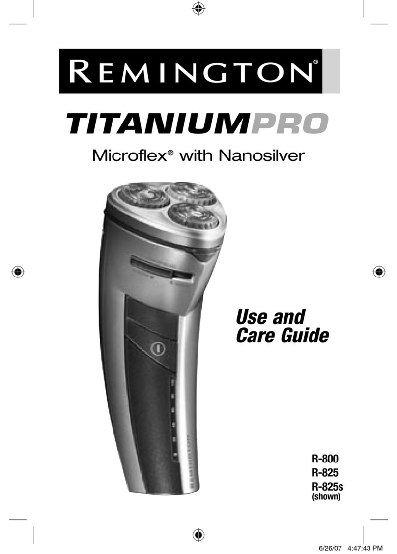 Remington TITANIUM PRO Microflex R-825s User manual
