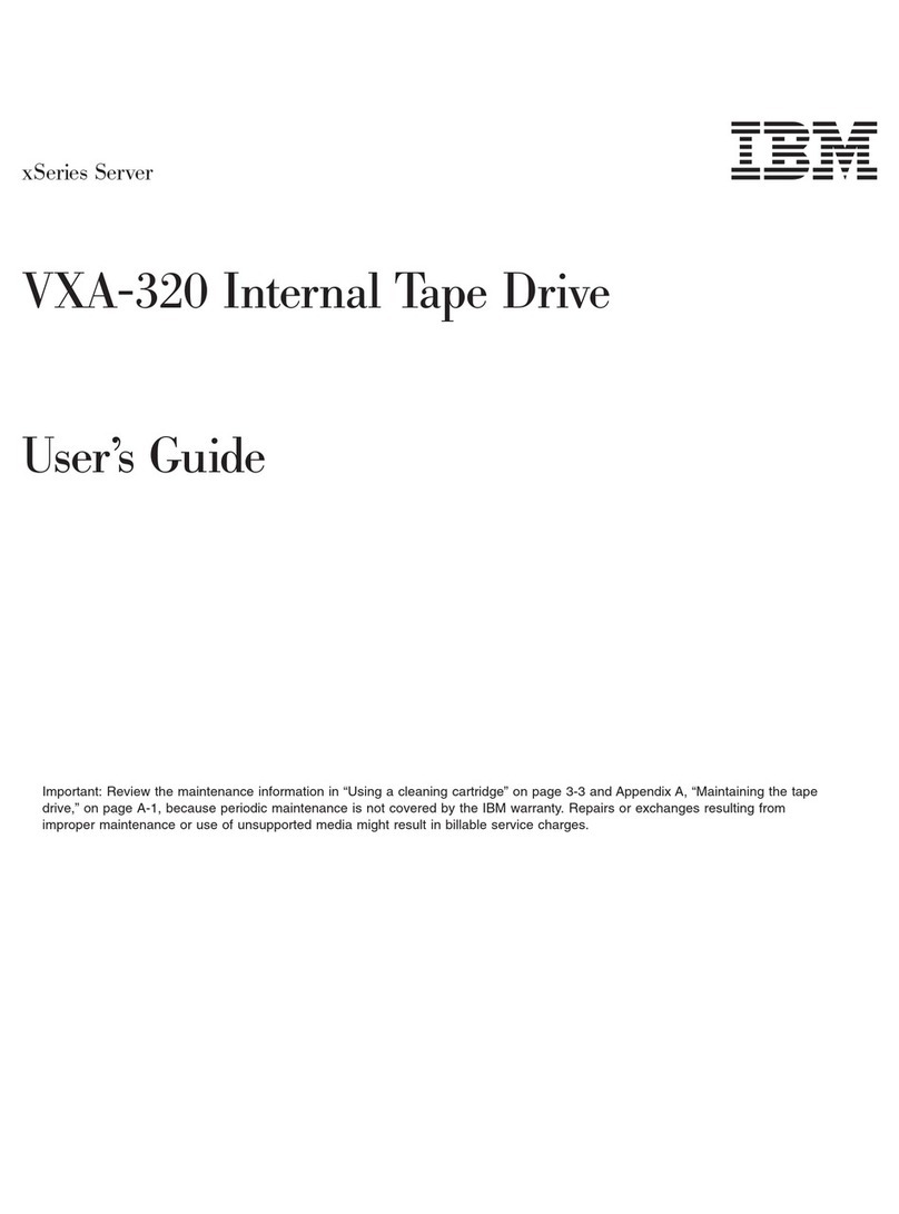 IBM VXA-320 User manual
