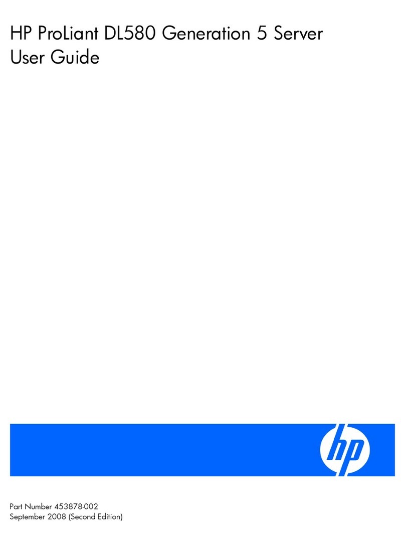 HP Proliant DL580 User manual