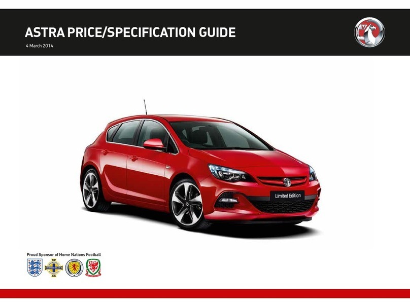 Vauxhall 2010 Astra User manual