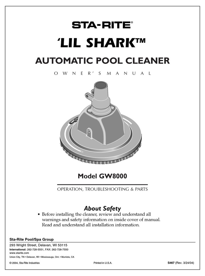 STA-RITE LIL SHARK GW8000 User manual