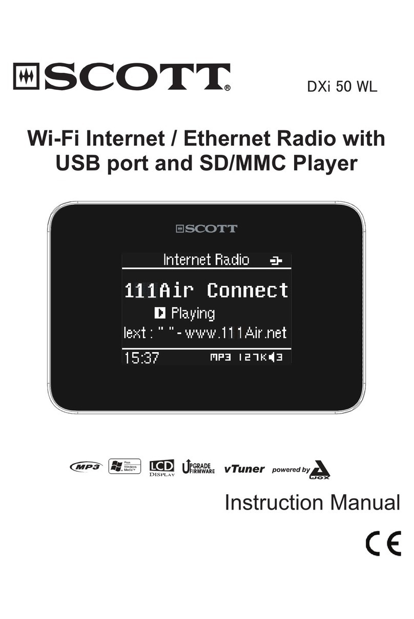 Scott DXi 50 WL instruction manual