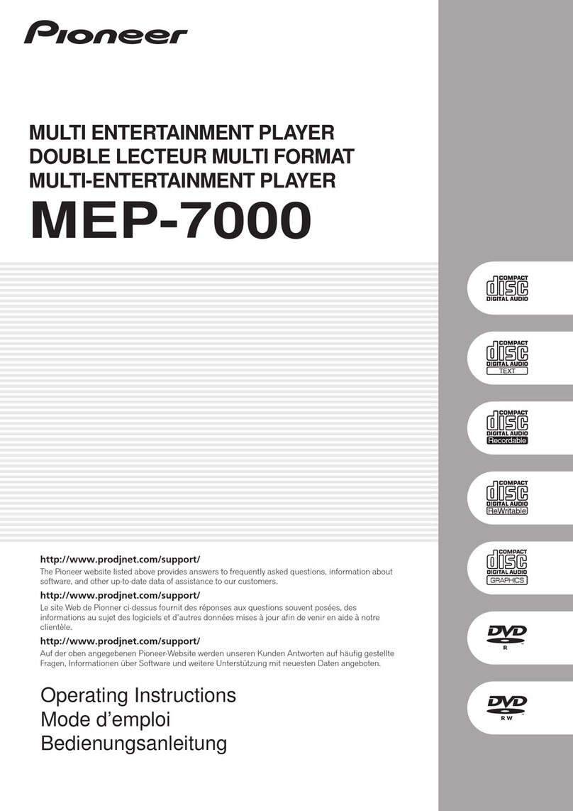 Pioneer MEP-7000 operating instructions
