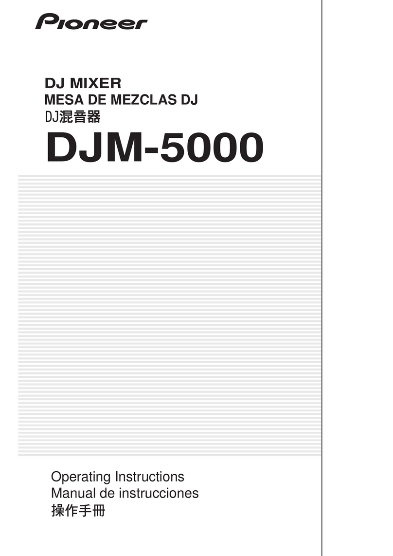 Pioneer DJM 5000 - Professional Standard Mobile DJ... User manual