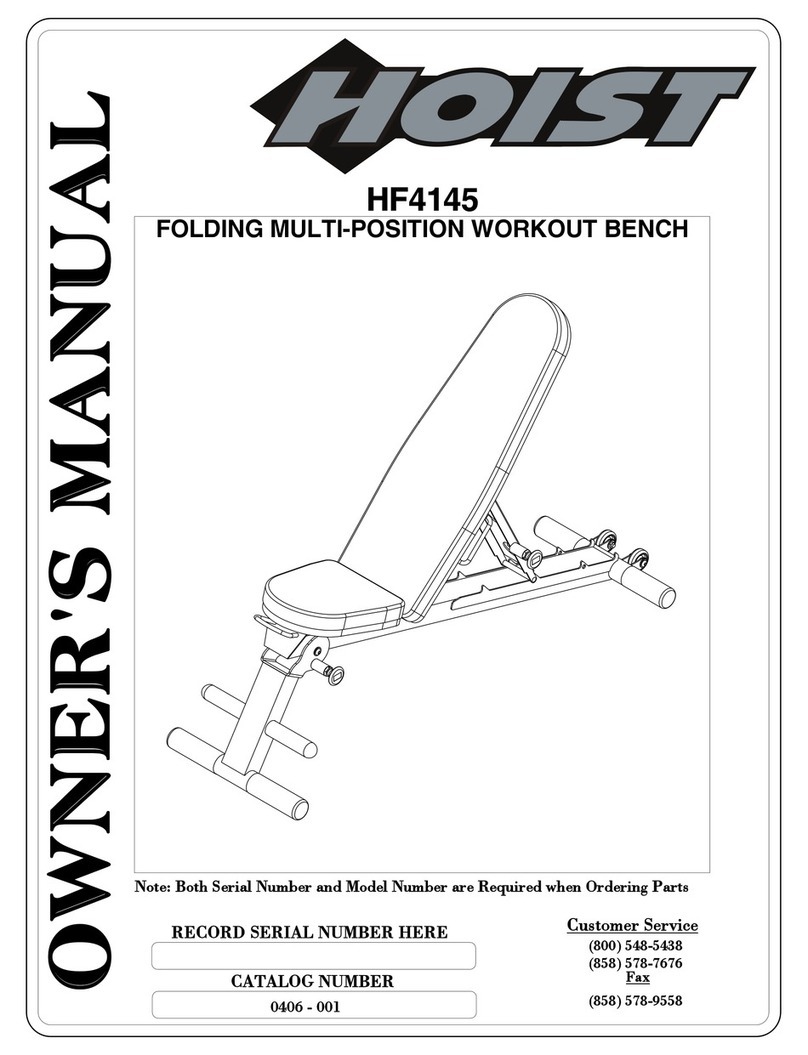 Hoist Fitness HF4145 owner's manual