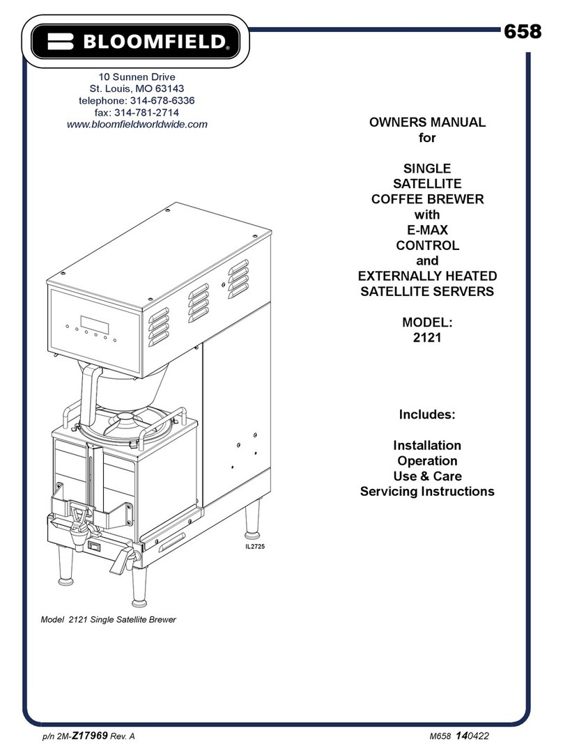Bloomfield 2121 owner's manual