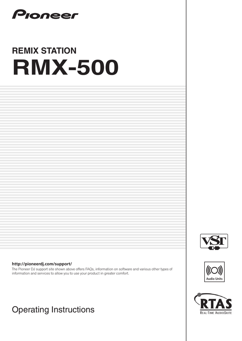 Pioneer RMX-500 operating instructions