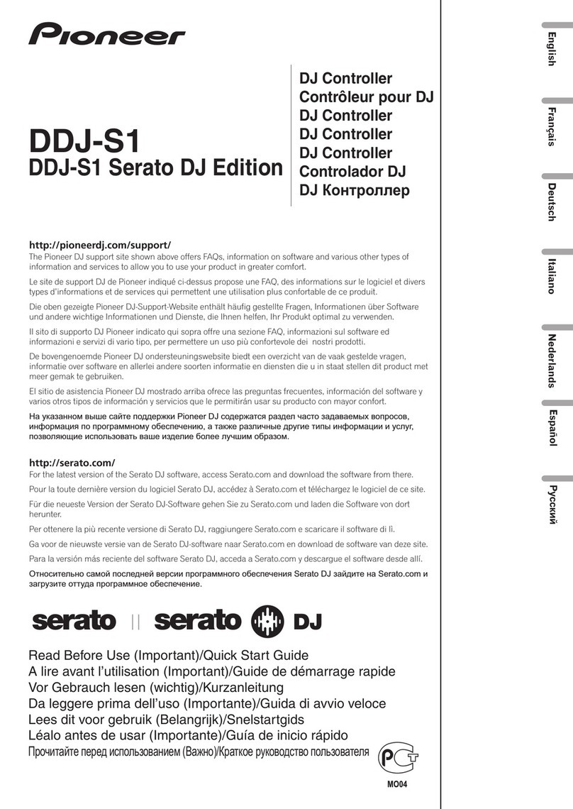Pioneer Serato DJ Edition DDJ-S1 User manual