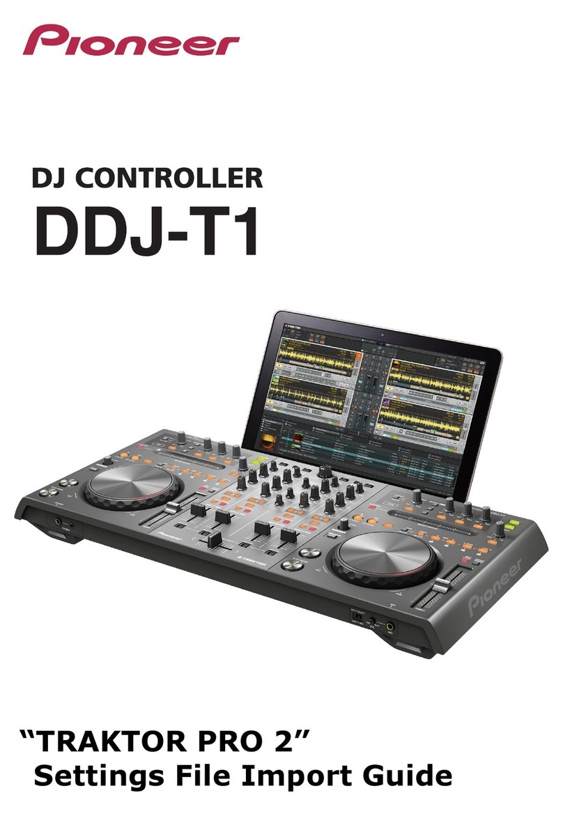 Pioneer “TRAKTOR PRO 2” DDJ-T1 User instructions