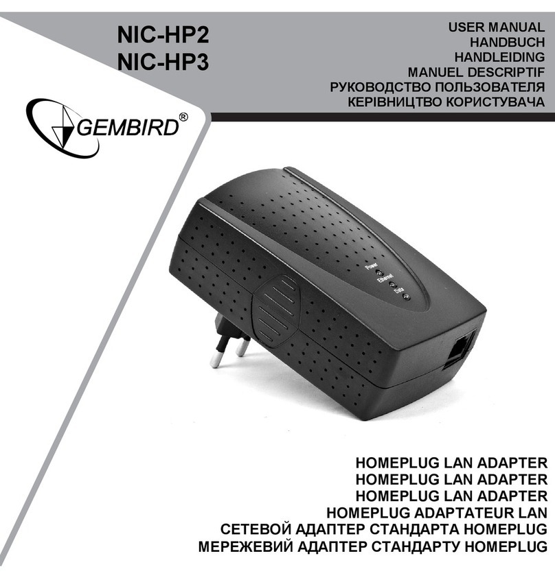 Gembird NIC-HP2 user manual