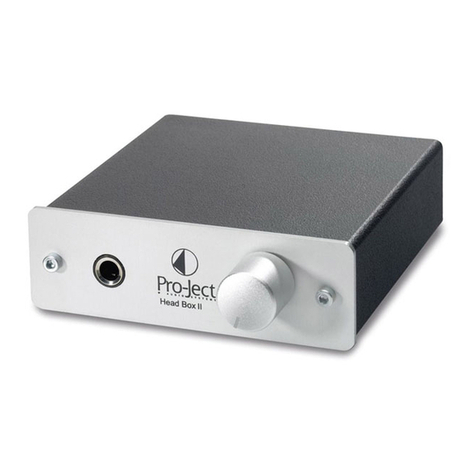 Pro-Ject Audio Systems Head Box II Instructions for use