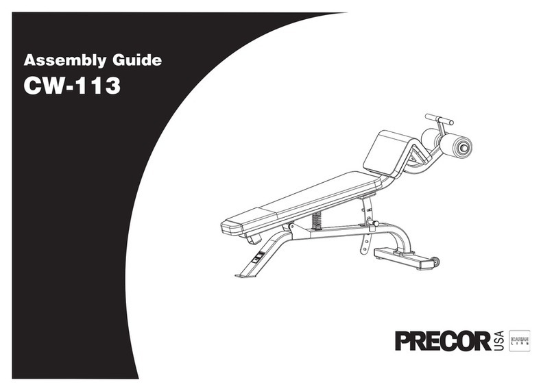 Precor CW-113 User manual