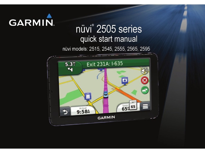 Garmin nuvi 2515 Quick start manual