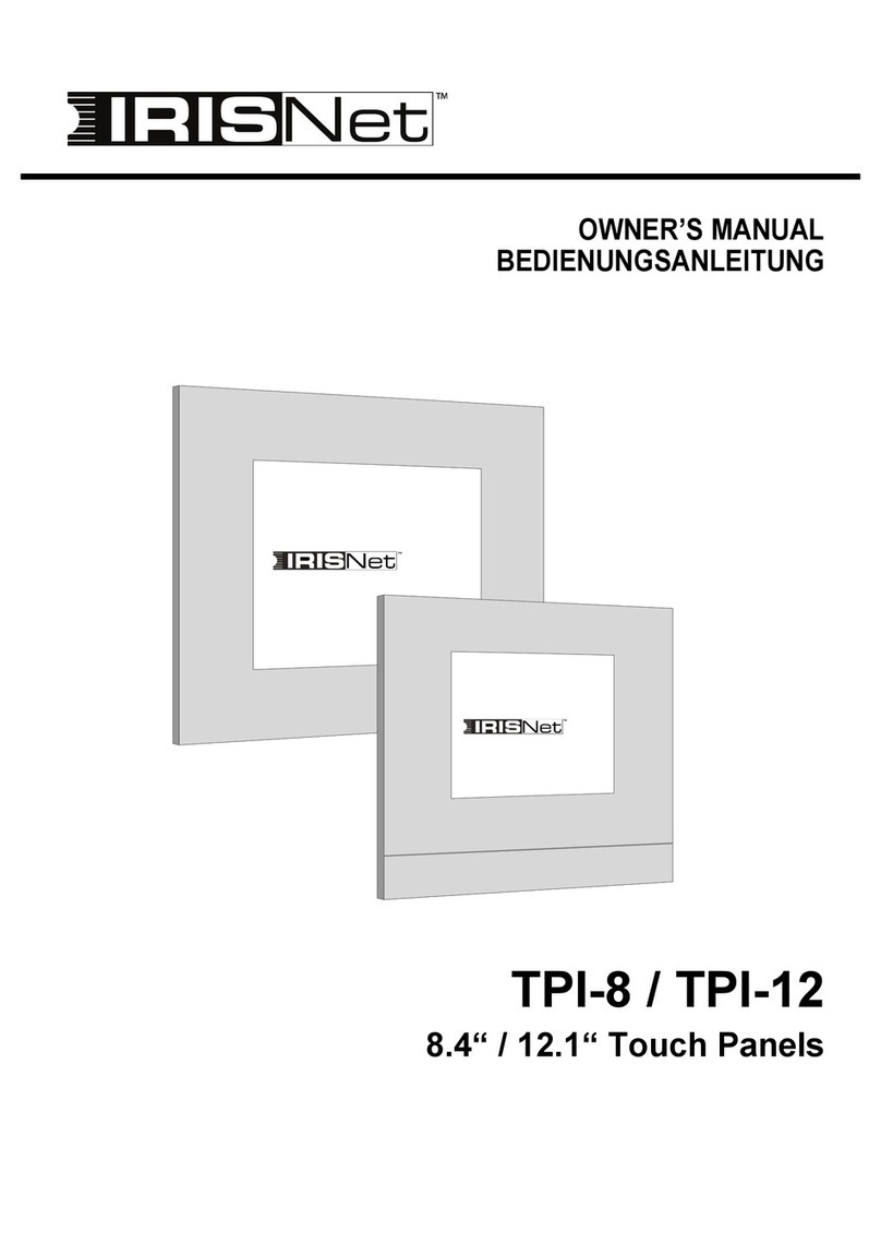IRIS Net TPI-8 owner's manual