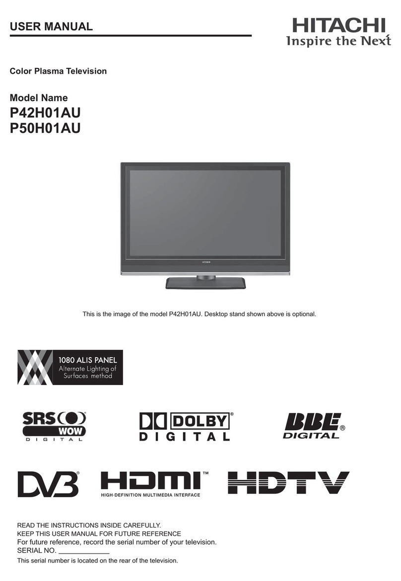 Hitachi P50H01AU user manual