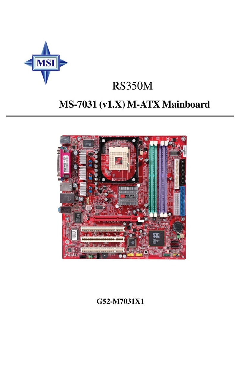 MSI MS-7031 user manual