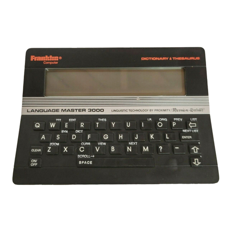 Franklin LM-300 User manual