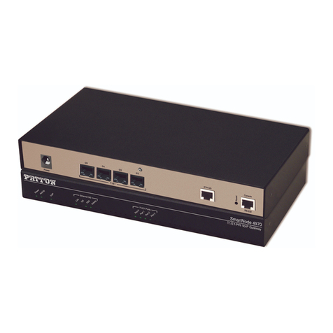 Patton SmartNode 4970 Series User manual