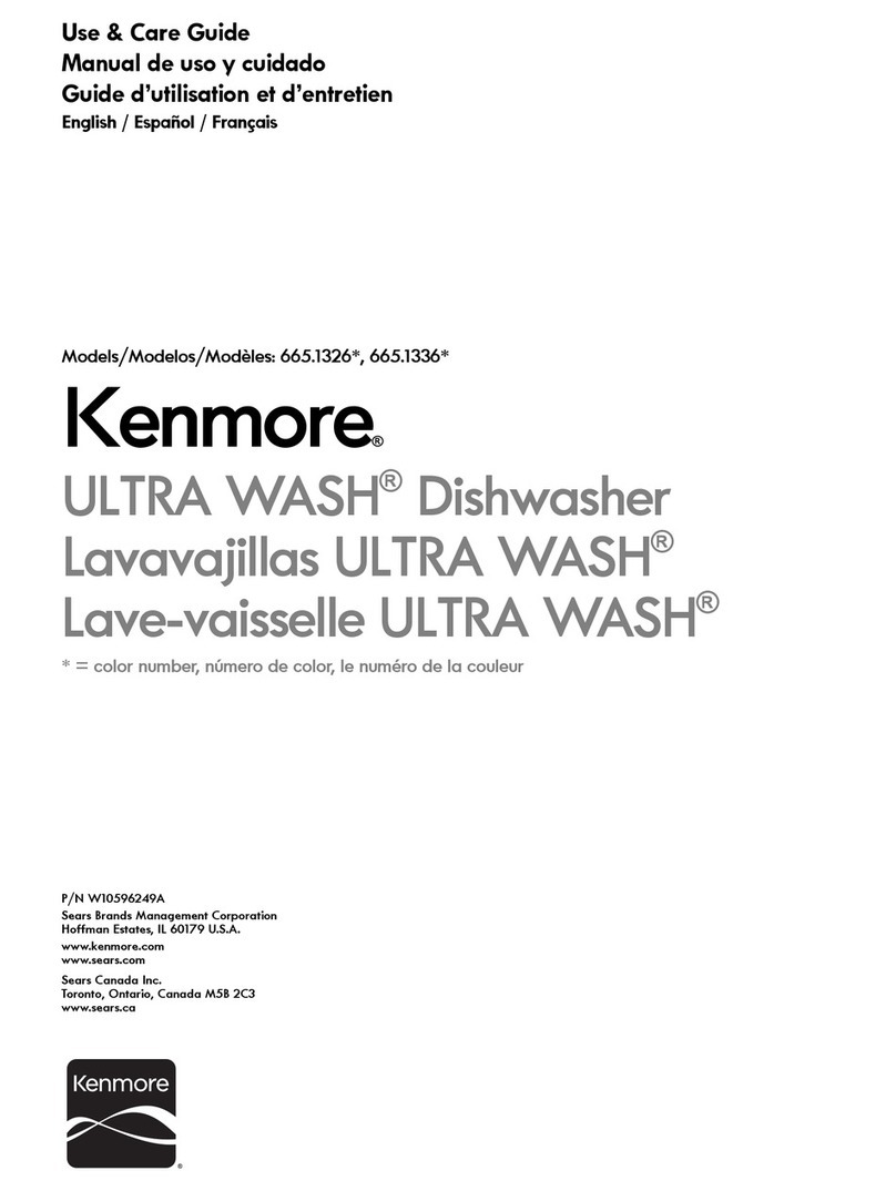 Kenmore 665.1326 Use & care guide
