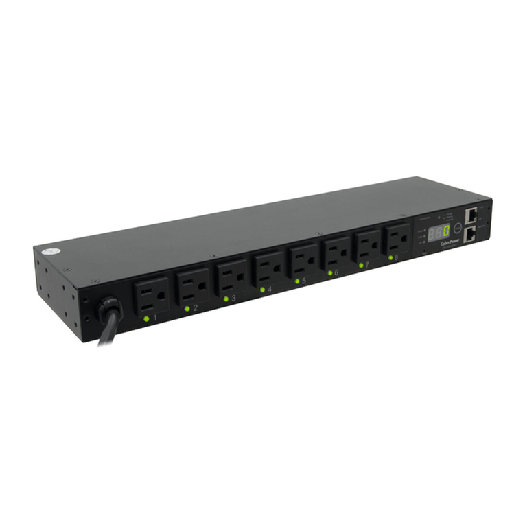 CyberPower PDU15SW8FNET user manual