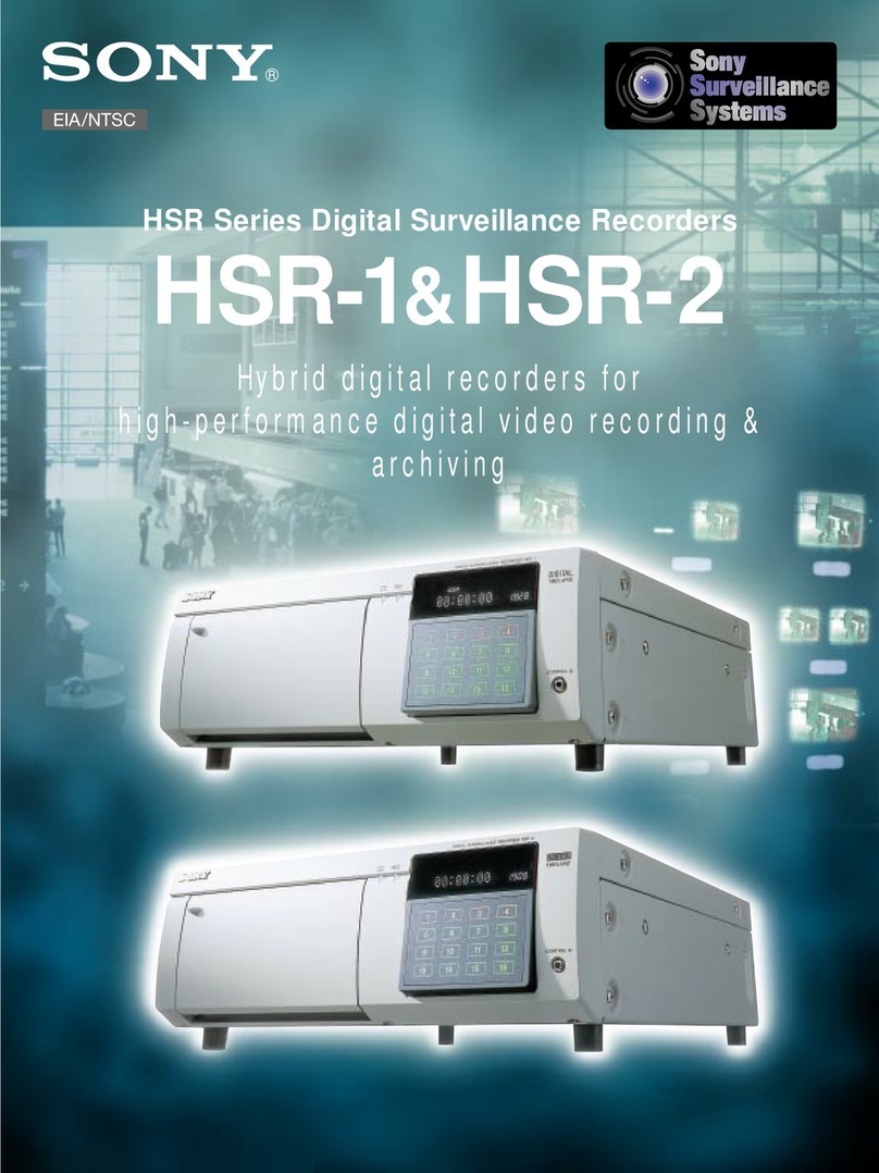 Sony HSR-1 Specifications