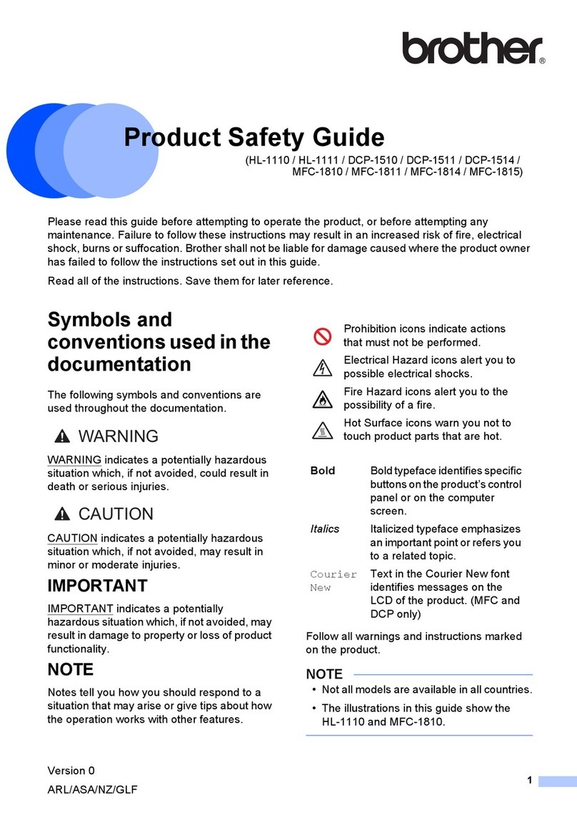 Brother HL-1110 Operating manual