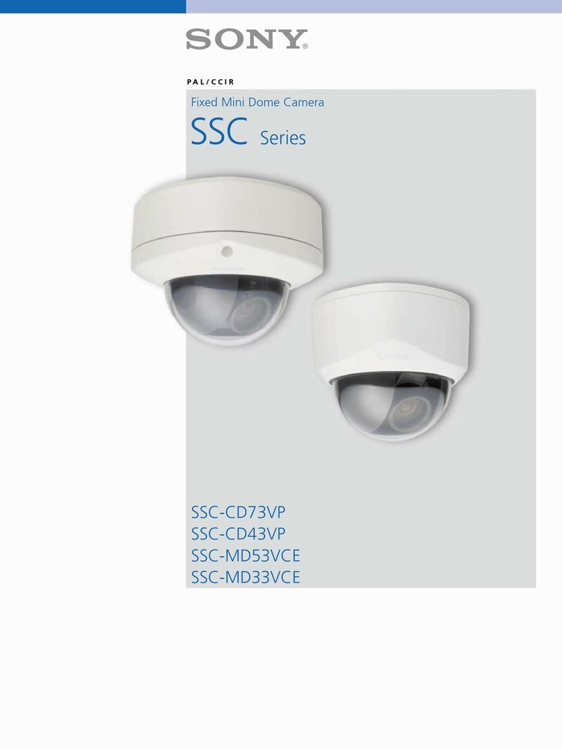 Sony Super HAD CCD SSC-CD73VP User manual
