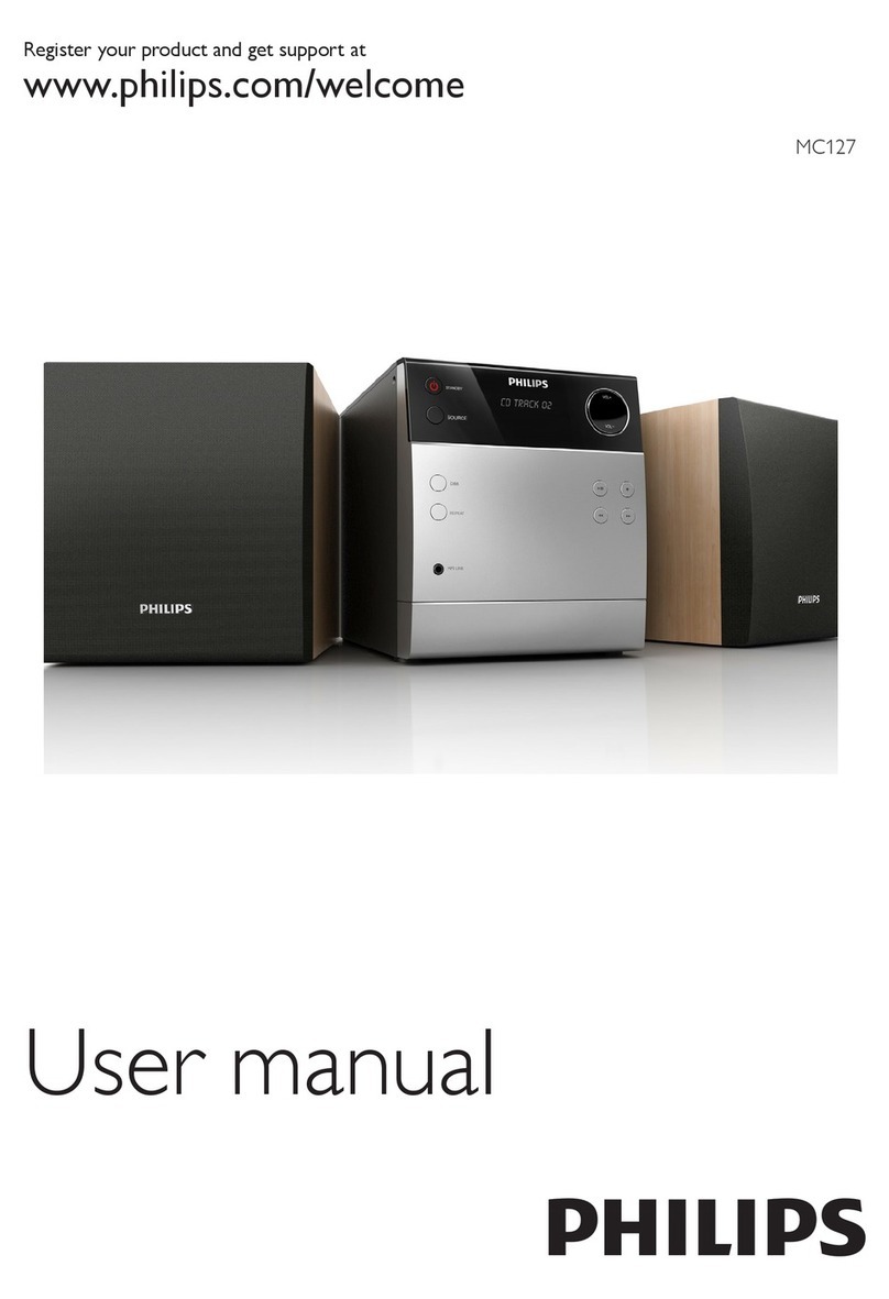 Philips MC127 user manual